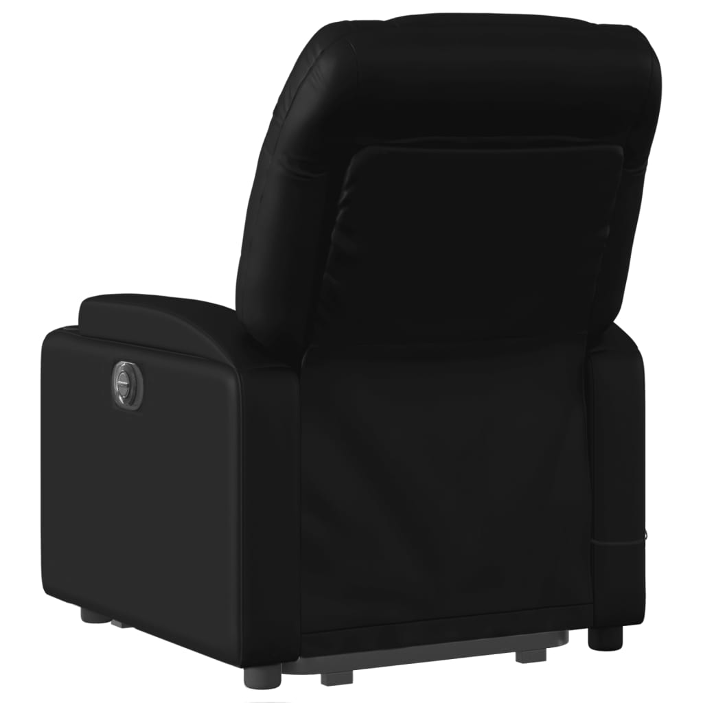Fauteuil inclinable de massage Noir Similicuir - XIOS