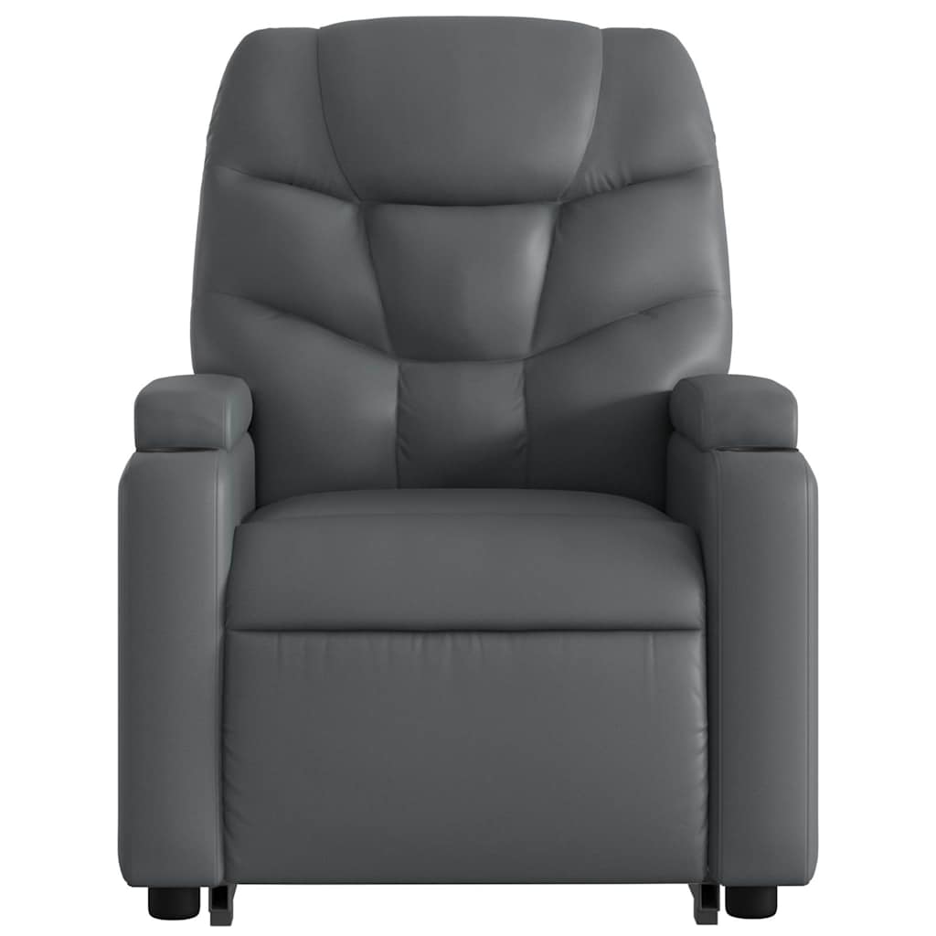 Fauteuil inclinable de massage Gris Similicuir - XIOS