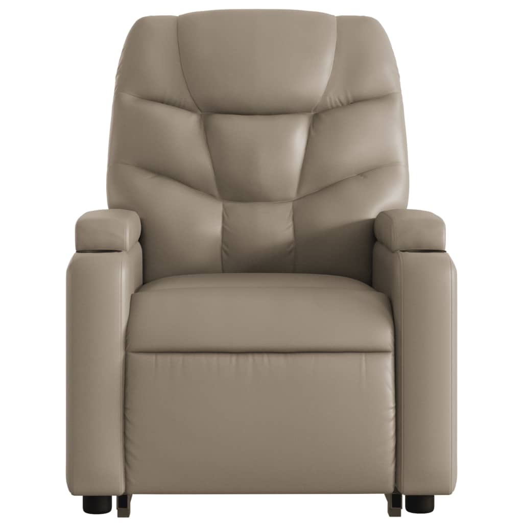 Fauteuil inclinable de massage Cappuccino Similicuir