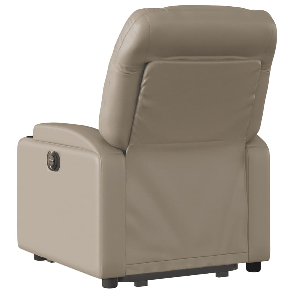 Fauteuil inclinable électrique cappuccino similicuir - XIOS