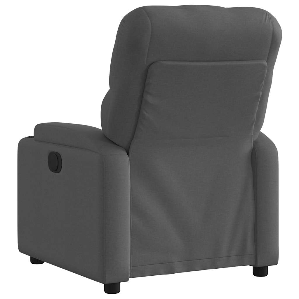 Fauteuil inclinable électrique Gris foncé Tissu - XIOS