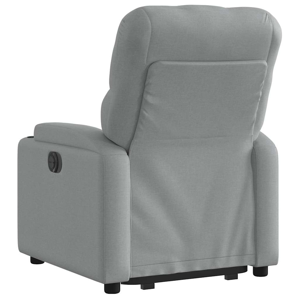 Fauteuil inclinable Gris clair Tissu - XIOS