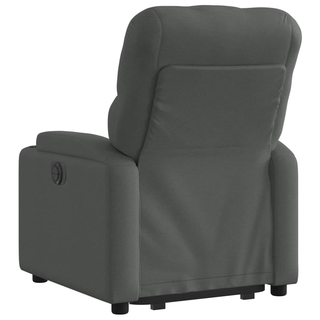 Fauteuil inclinable Gris foncé Tissu - XIOS