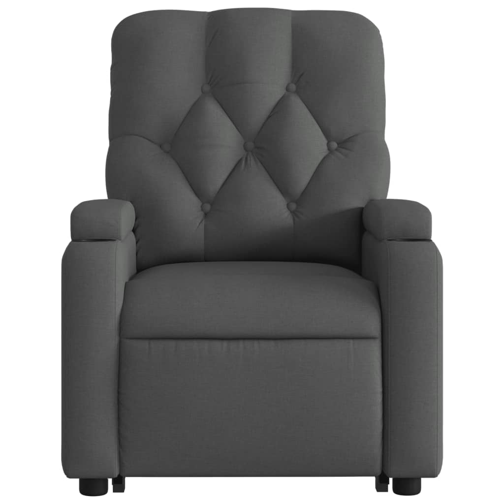 Fauteuil inclinable Gris foncé Tissu - XIOS