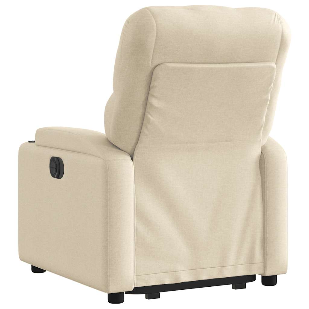 Fauteuil inclinable Crème Tissu - XIOS