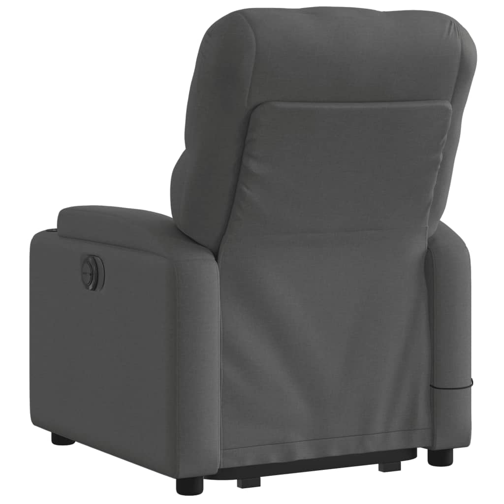 Fauteuil de massage inclinable Gris foncé Tissu - XIOS