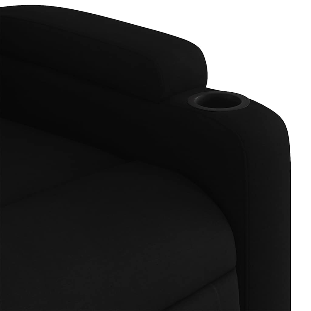 Fauteuil de massage inclinable Noir Tissu - XIOS