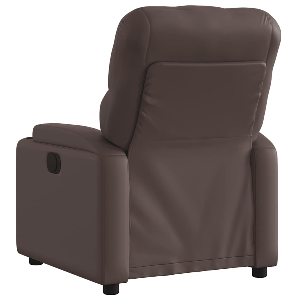 Fauteuil inclinable électrique Marron Similicuir - XIOS