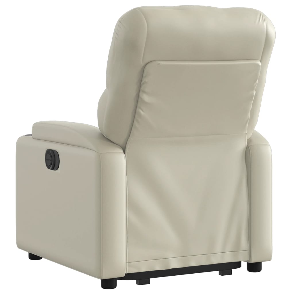 Fauteuil inclinable Crème Similicuir - XIOS