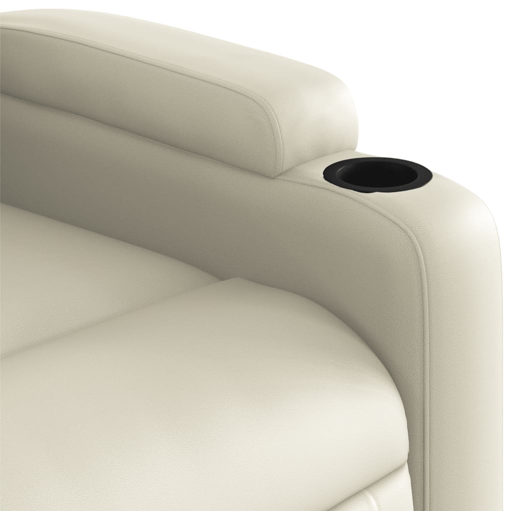 Fauteuil inclinable Crème Similicuir - XIOS