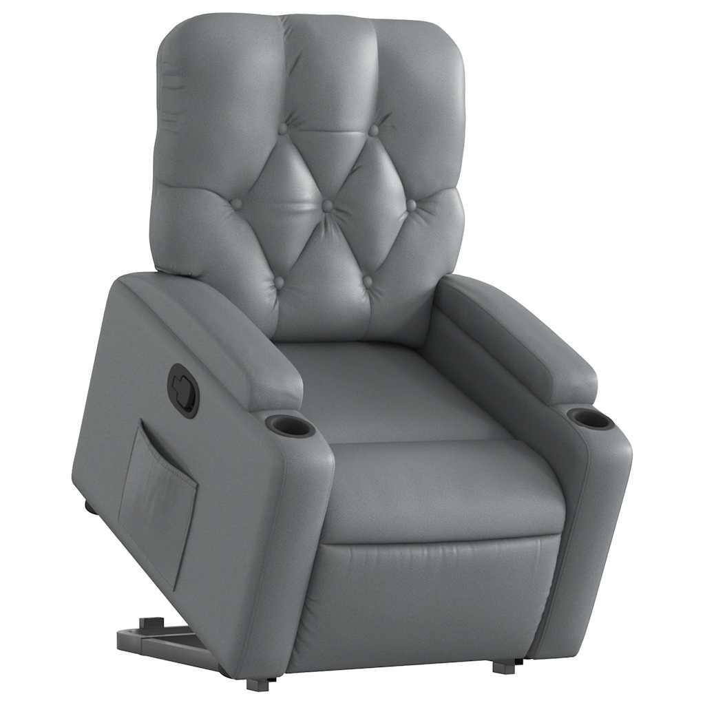 Fauteuil inclinable Gris Similicuir - XIOS