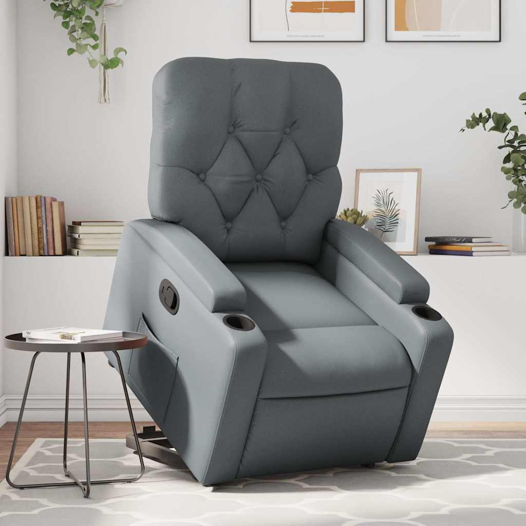 Fauteuil inclinable Gris Similicuir - XIOS