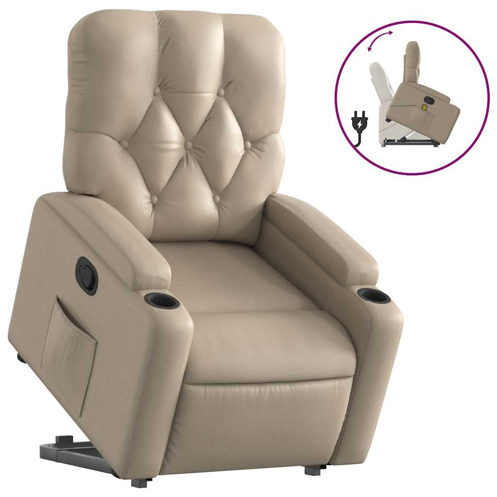 Fauteuil inclinable Cappuccino Similicuir - XIOS