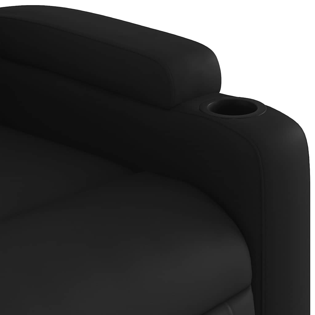 Fauteuil inclinable de massage Noir Similicuir - XIOS