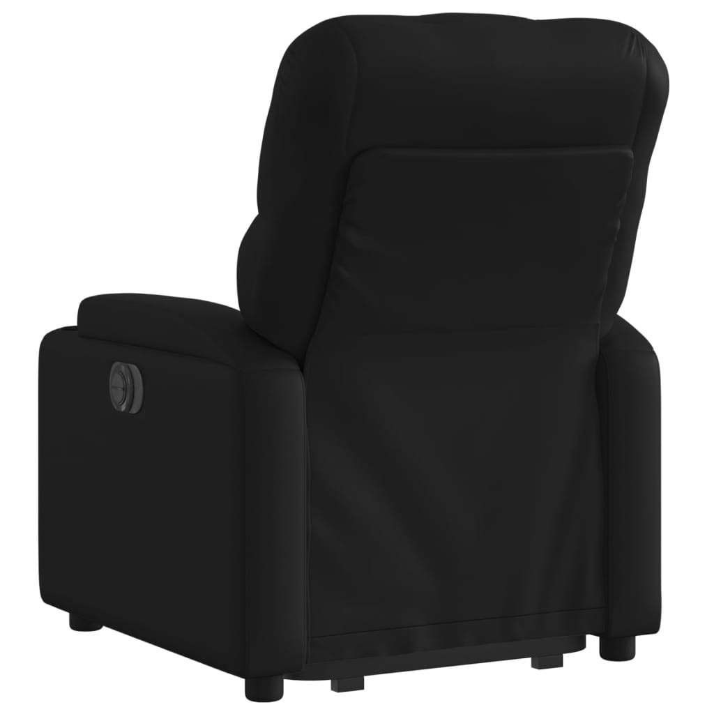Fauteuil inclinable électrique noir similicuir - XIOS