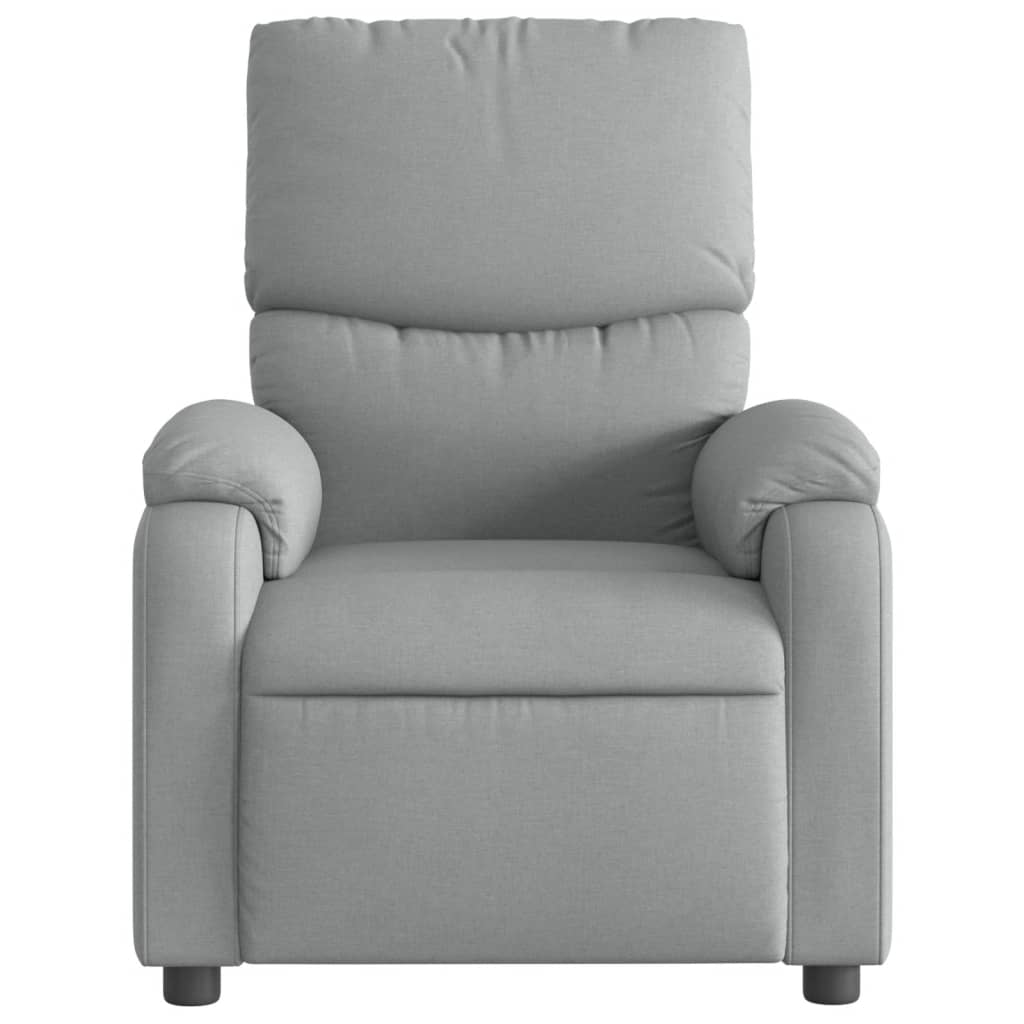 Fauteuil inclinable électrique Gris clair Tissu - XIOS