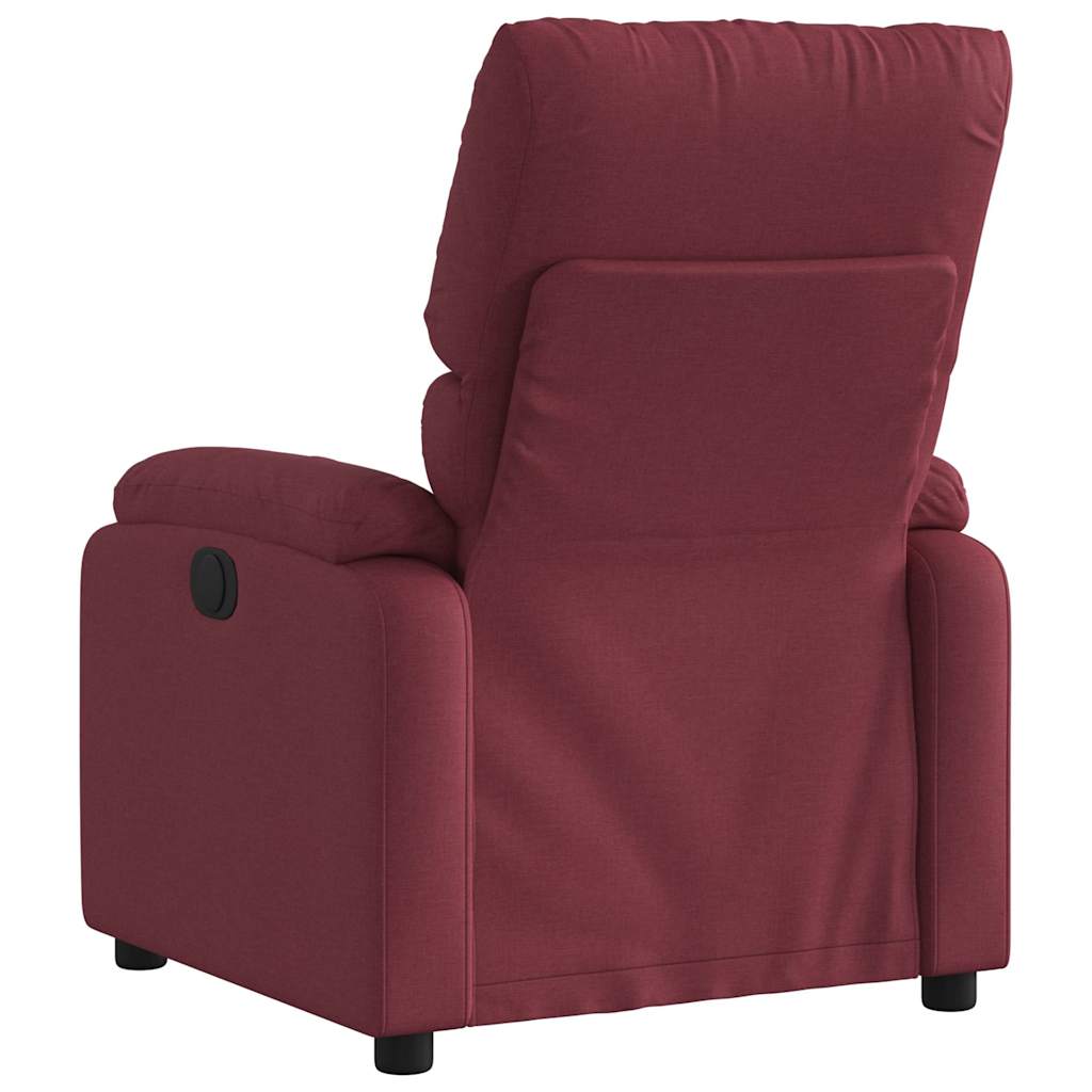 Fauteuil inclinable électrique Rouge bordeaux Tissu - XIOS