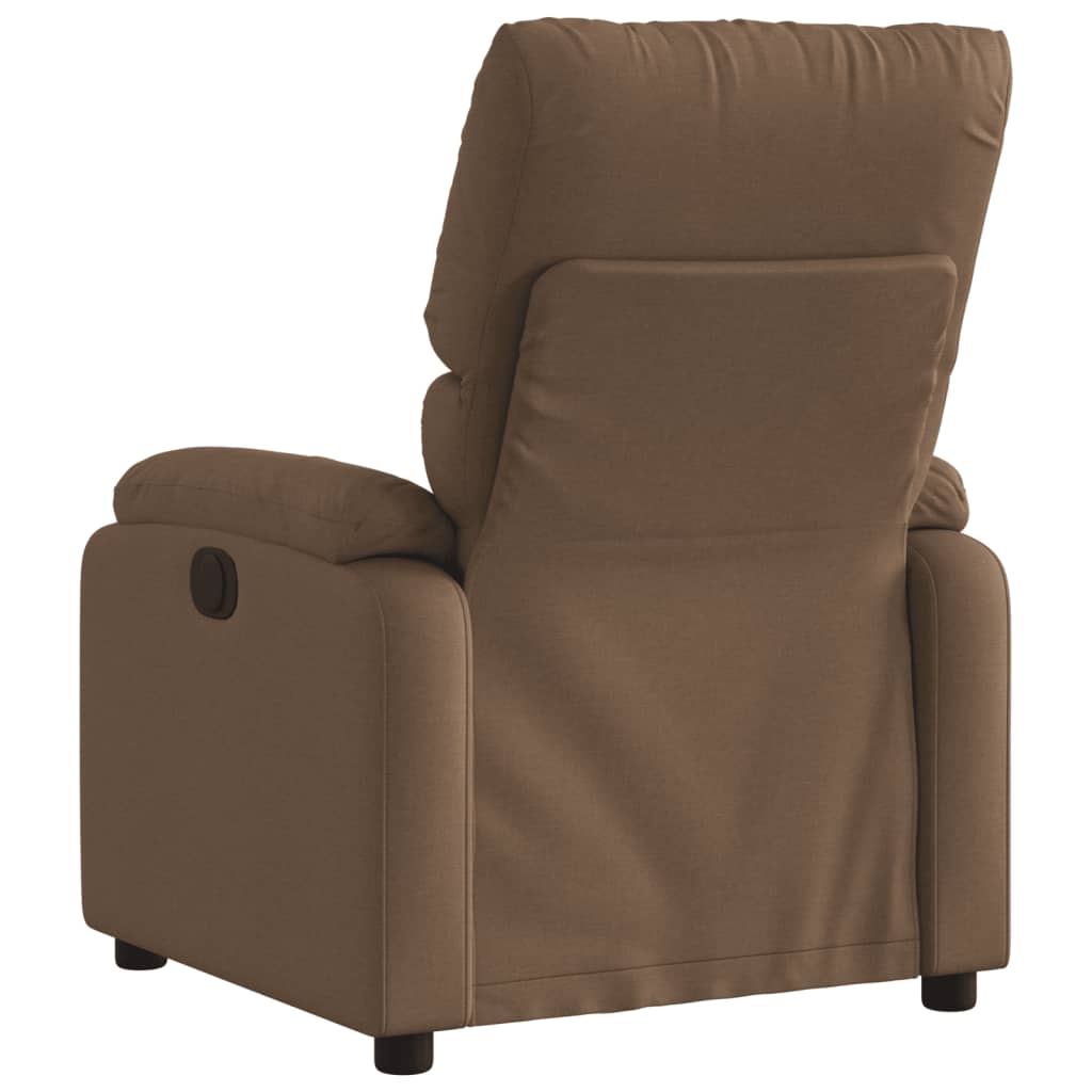Fauteuil inclinable électrique Marron Tissu - XIOS