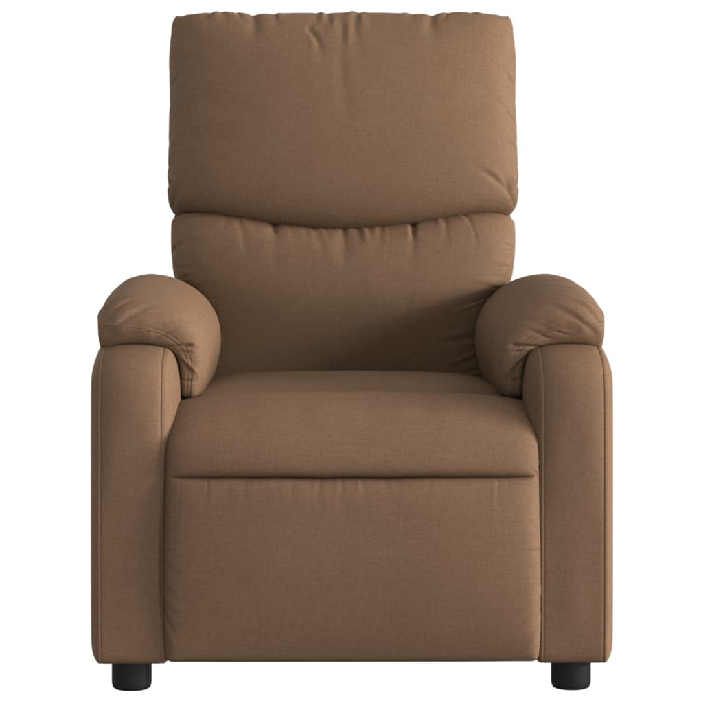 Fauteuil inclinable électrique Marron Tissu - XIOS