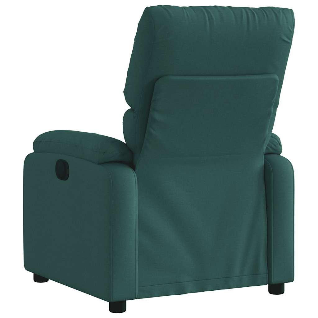 Fauteuil inclinable électrique Vert foncé Tissu - XIOS