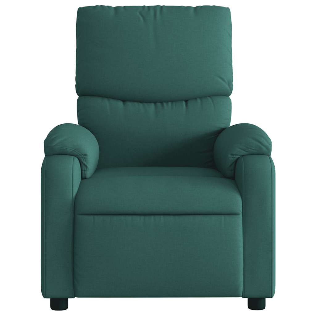 Fauteuil inclinable électrique Vert foncé Tissu - XIOS