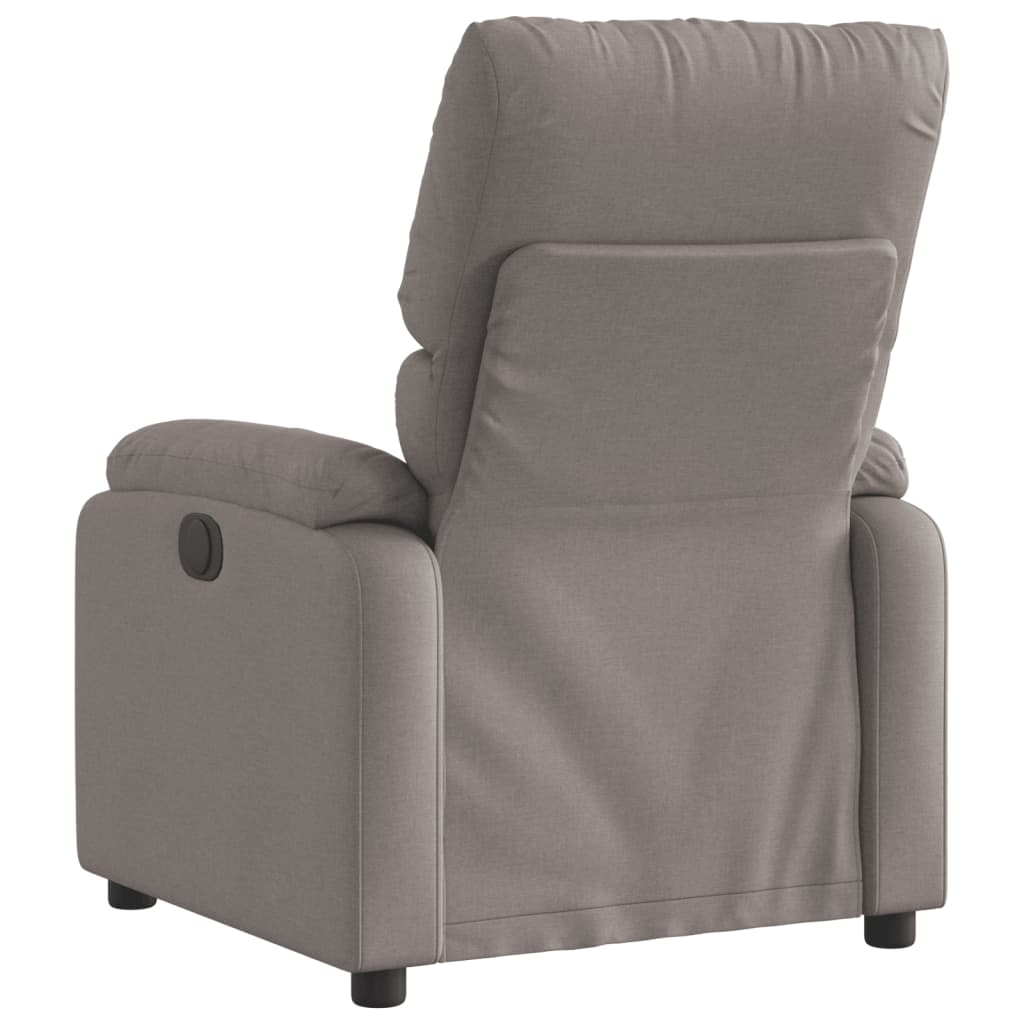 Fauteuil inclinable électrique Taupe Tissu - XIOS