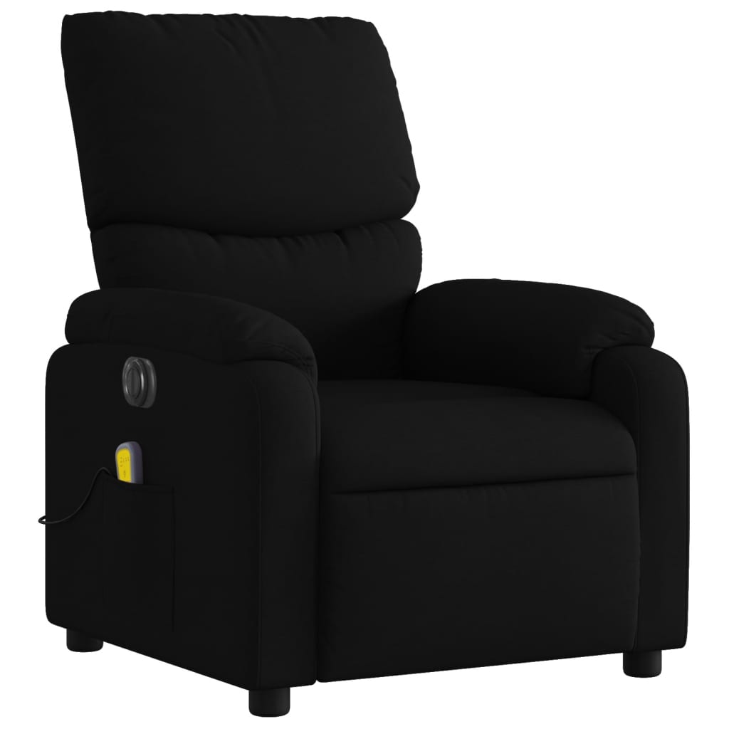 Fauteuil de massage inclinable électrique Noir Tissu - XIOS