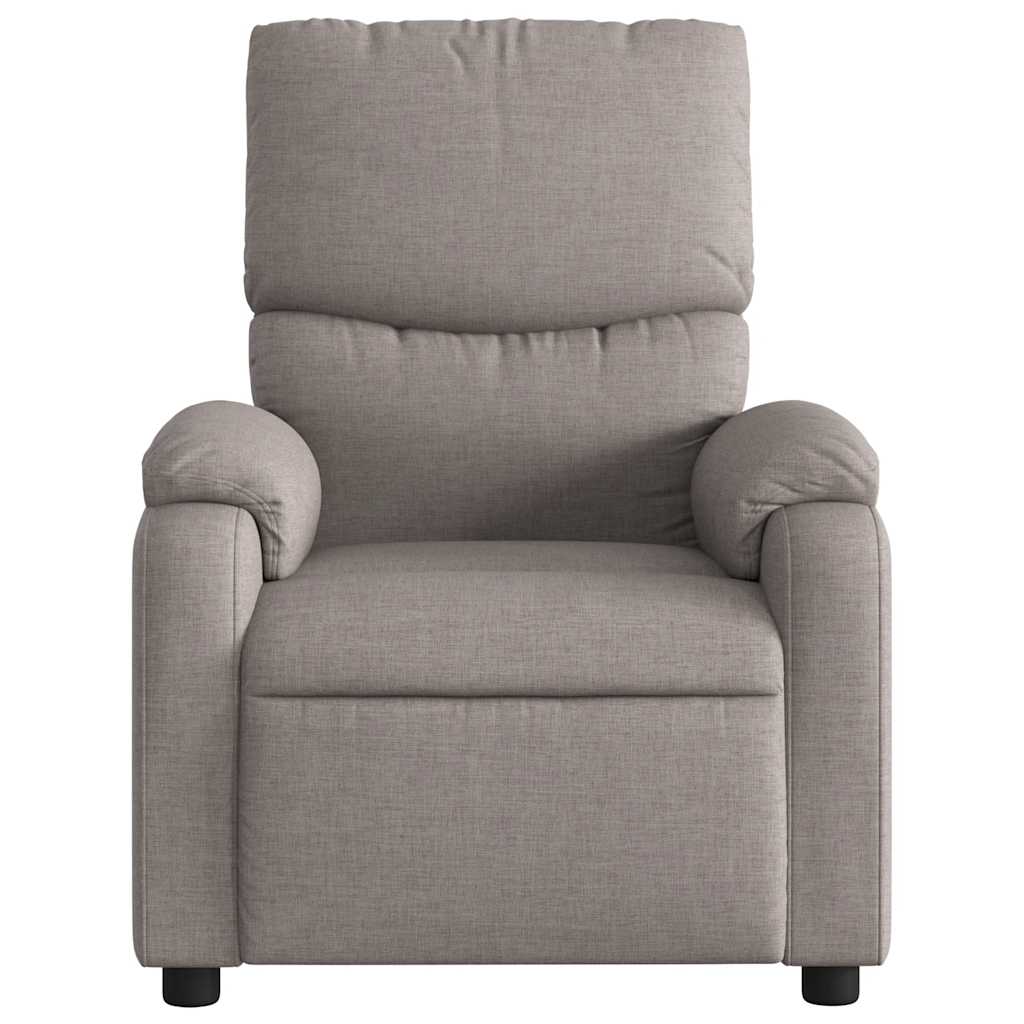 Fauteuil de massage inclinable électrique Taupe Tissu - XIOS