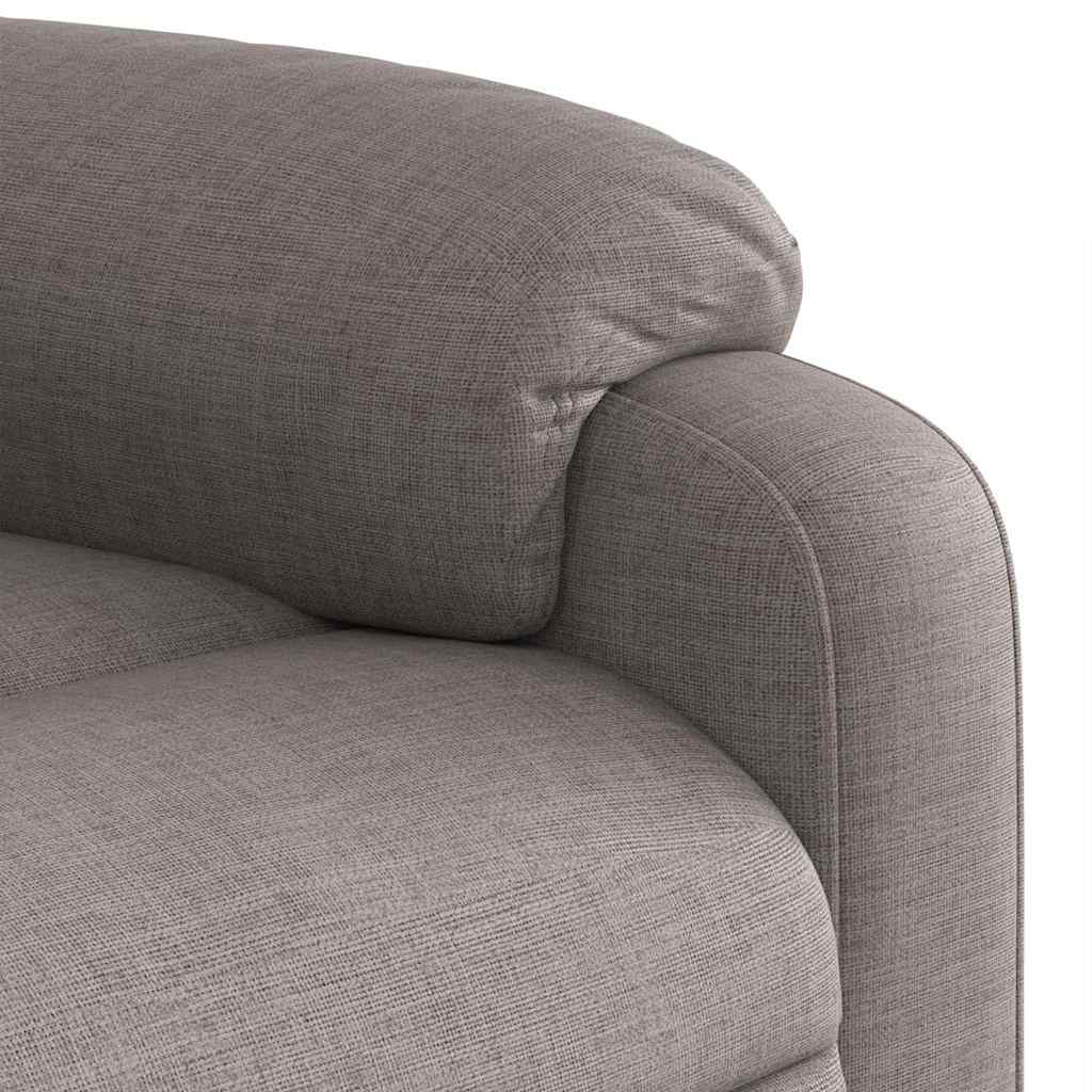 Fauteuil de massage inclinable électrique Taupe Tissu - XIOS