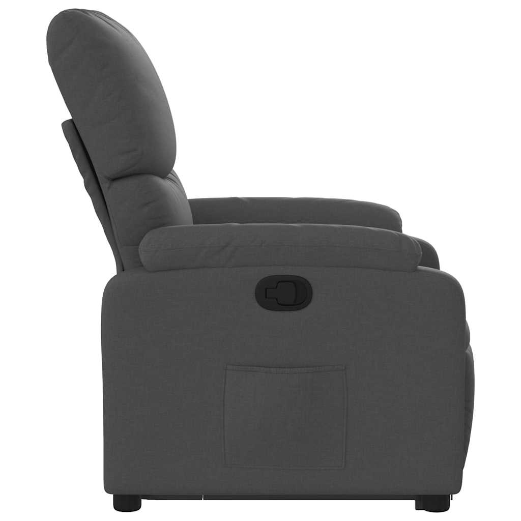 Fauteuil inclinable Gris foncé Tissu - XIOS