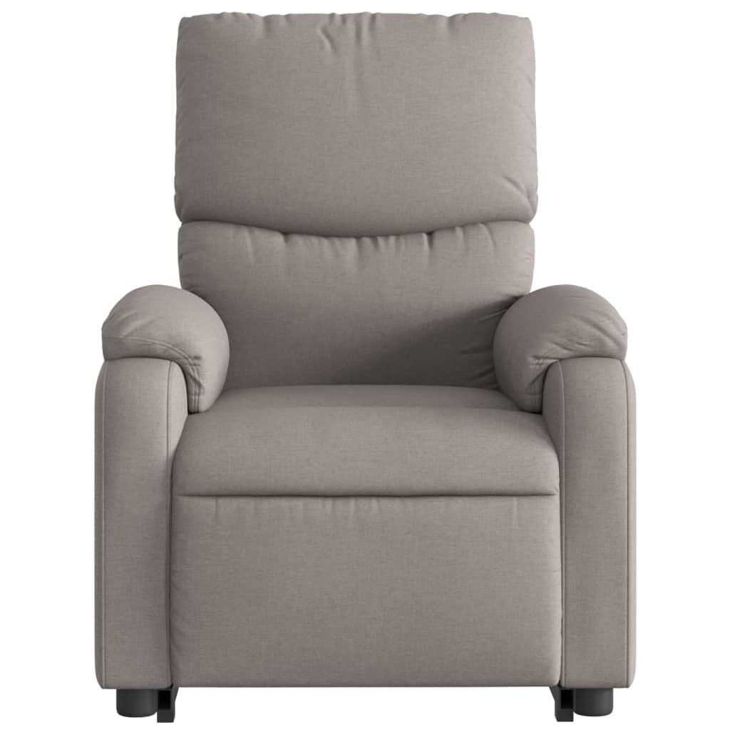 Fauteuil inclinable taupe tissu - XIOS
