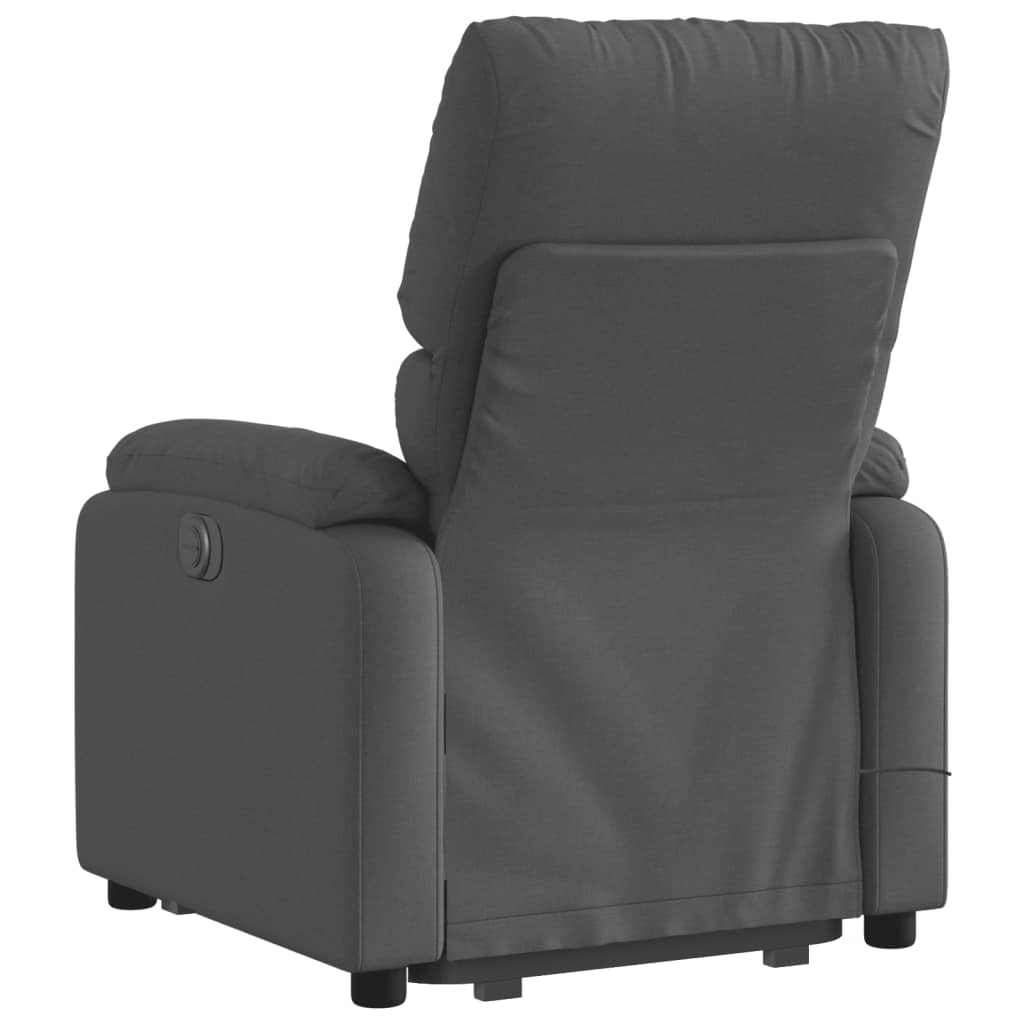 Fauteuil de massage inclinable Gris foncé Tissu - XIOS