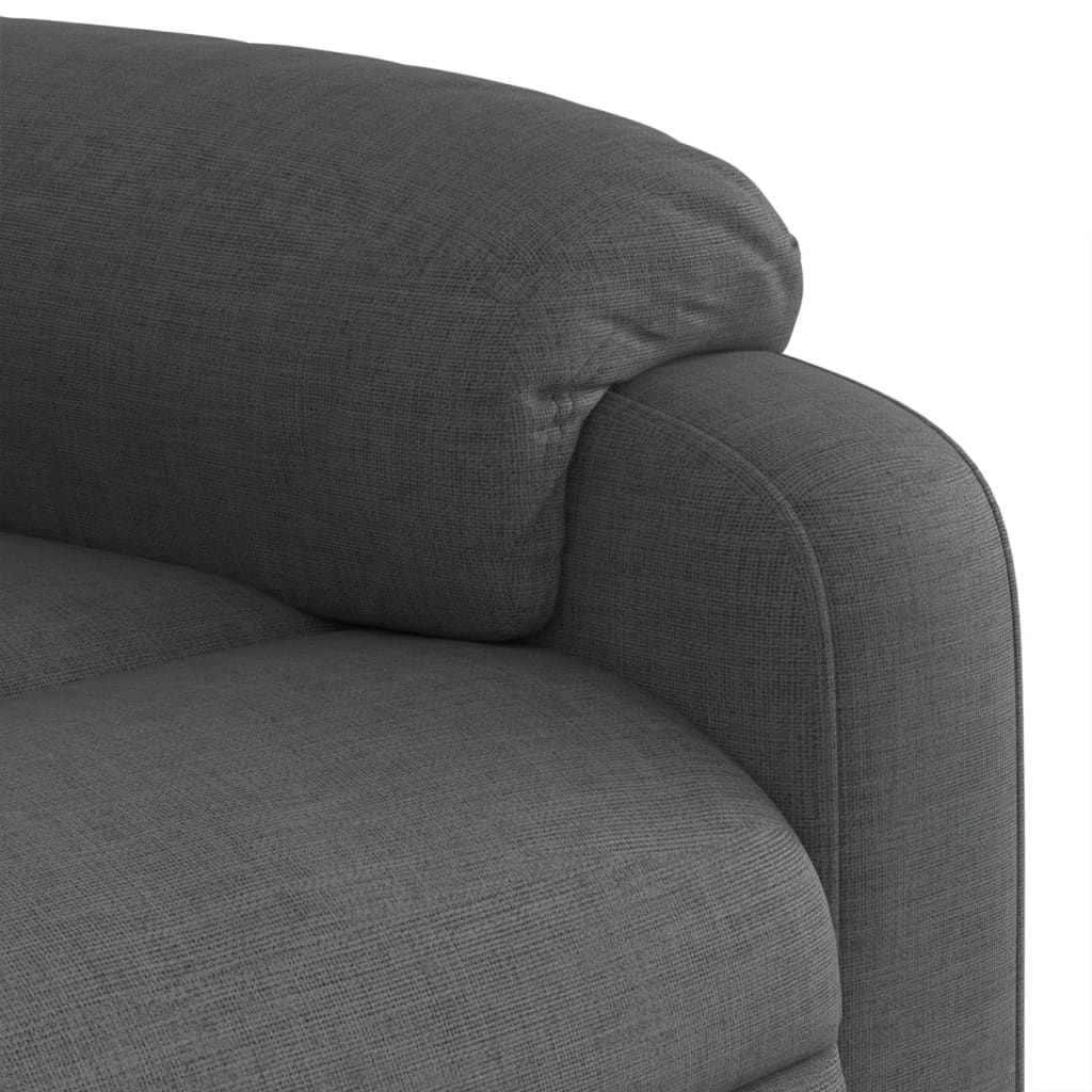 Fauteuil de massage inclinable Gris foncé Tissu - XIOS