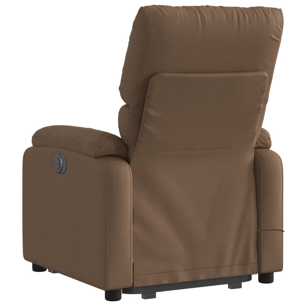 Fauteuil de massage inclinable Marron Tissu - XIOS