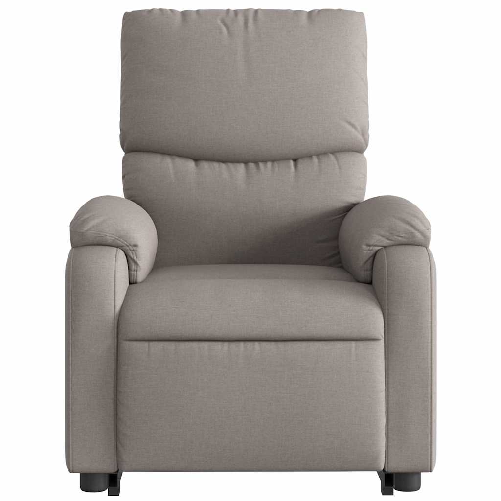 Fauteuil inclinable de massage Taupe Tissu - XIOS