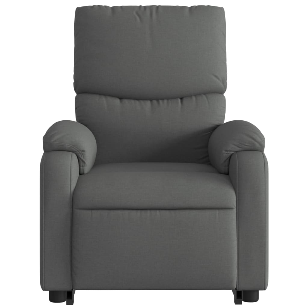 Fauteuil inclinable électrique gris foncé tissu - XIOS