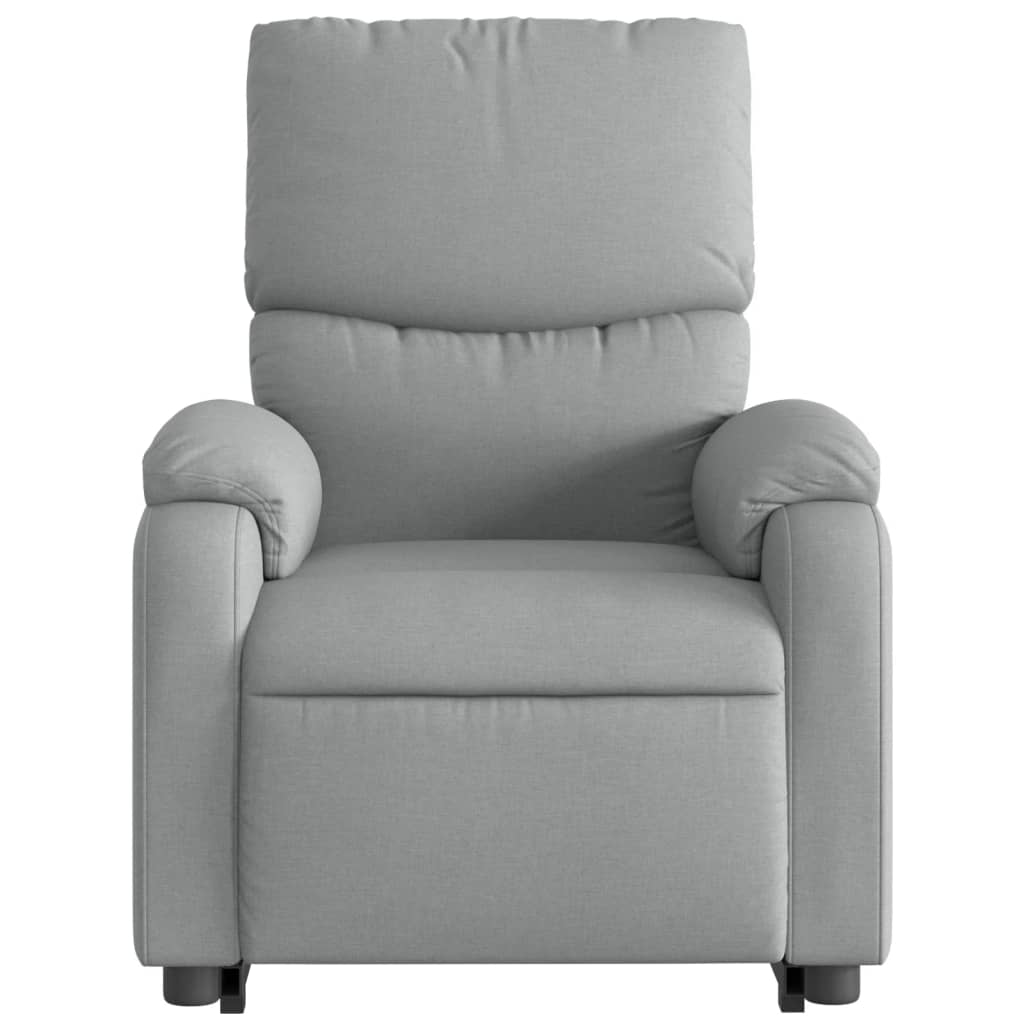 Fauteuil inclinable de massage électrique Gris clair Tissu - XIOS