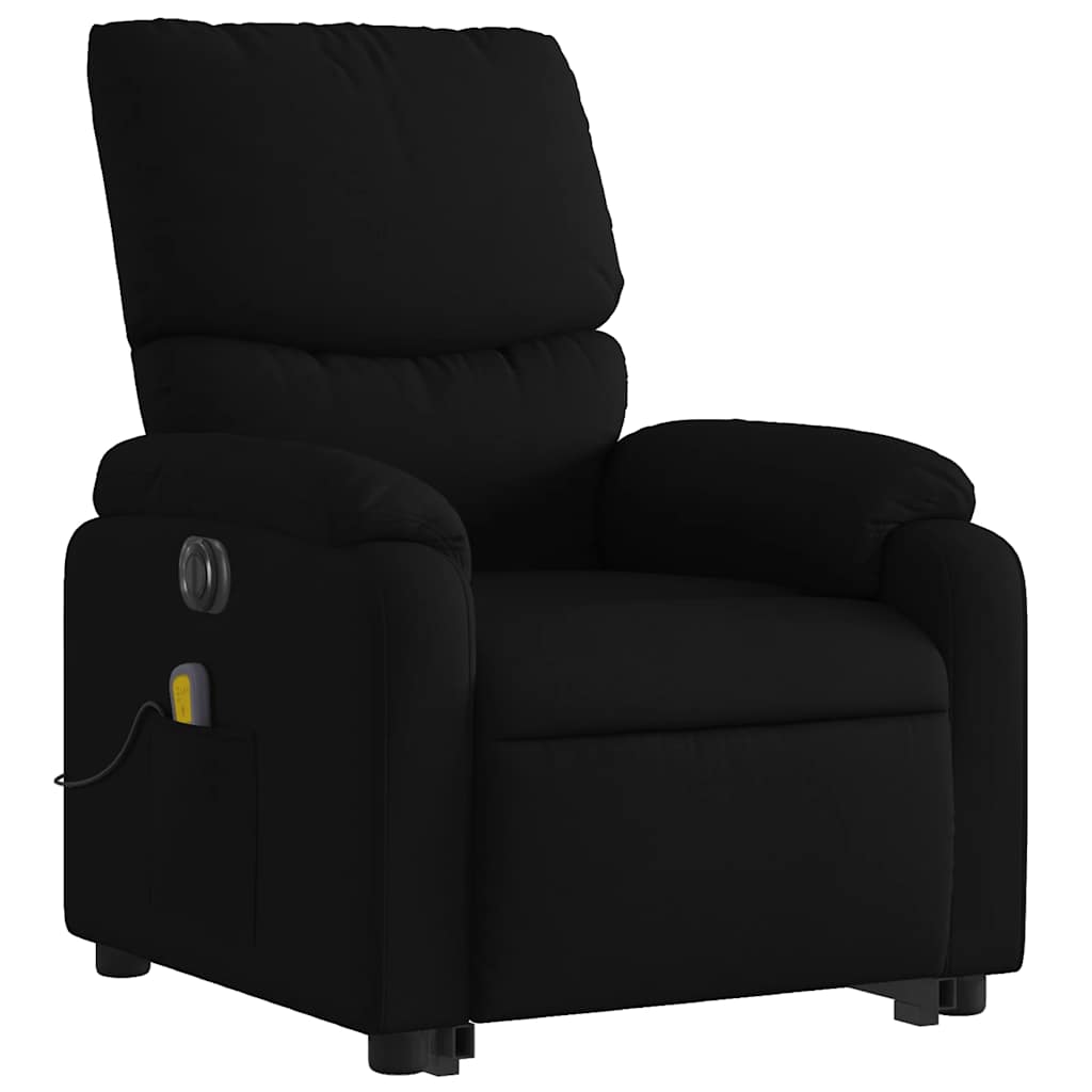 Fauteuil inclinable de massage électrique Noir Tissu - XIOS