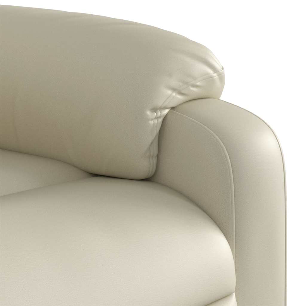 Fauteuil inclinable électrique Crème Similicuir - XIOS