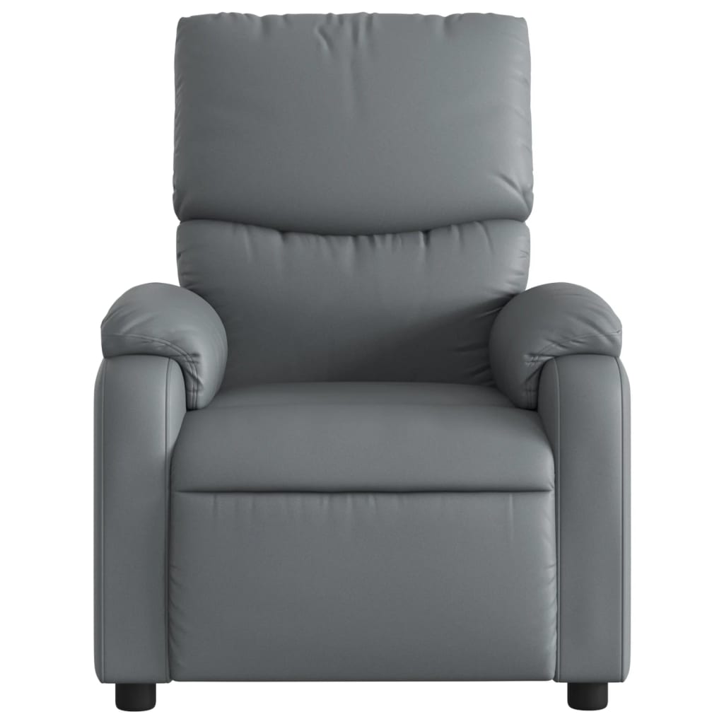 Fauteuil inclinable électrique Gris Similicuir - XIOS