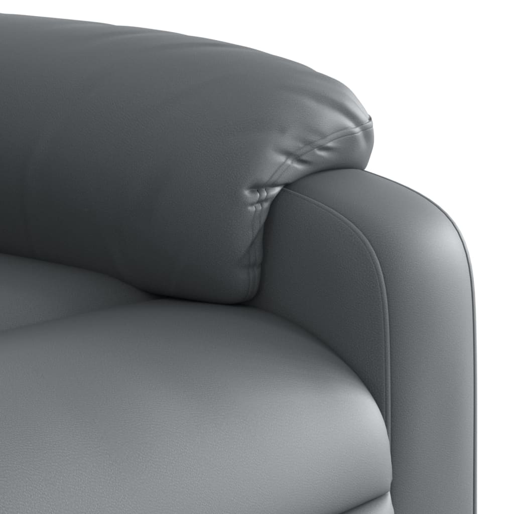 Fauteuil inclinable électrique Gris Similicuir - XIOS