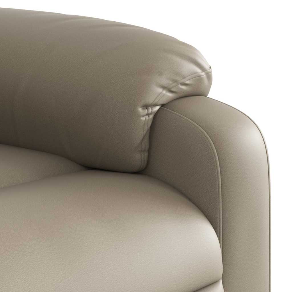 Fauteuil inclinable électrique Cappuccino Similicuir - XIOS