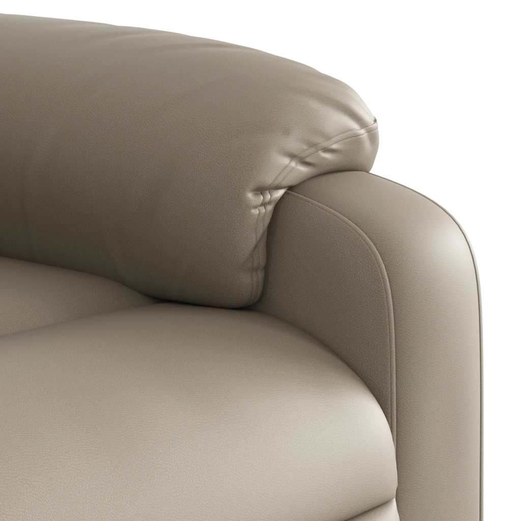 Fauteuil de massage inclinable électrique cappuccino similicuir - XIOS