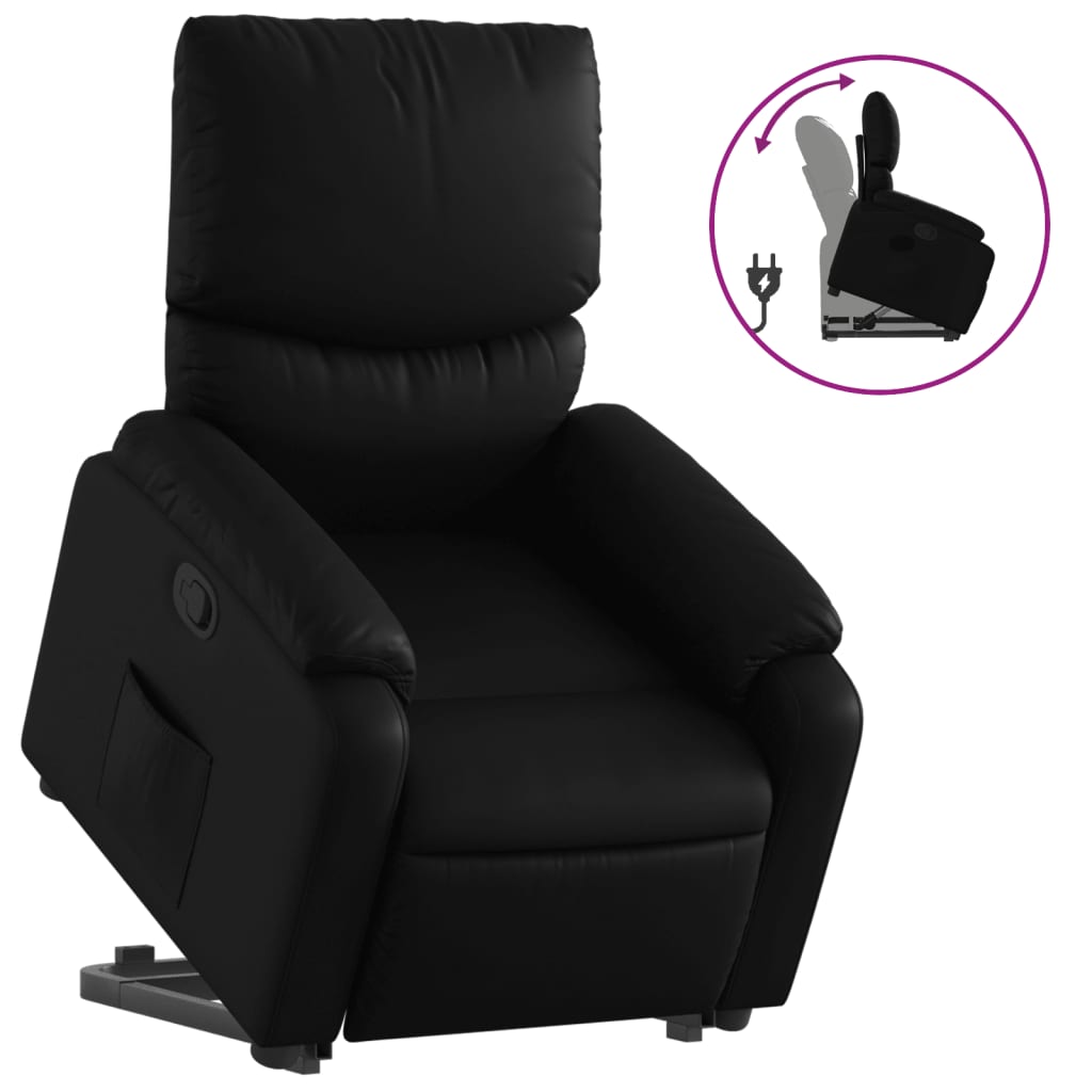 Fauteuil inclinable Noir Similicuir - XIOS