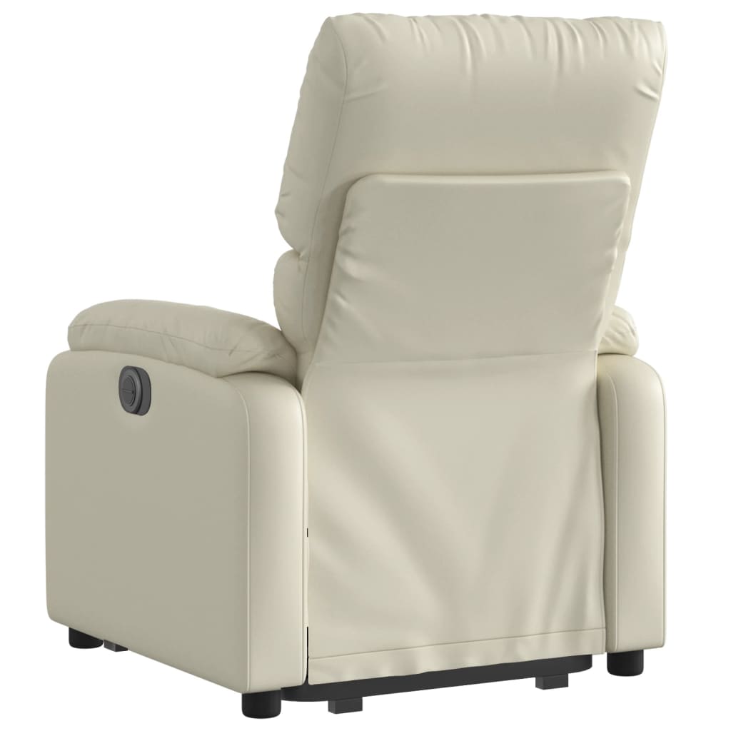 Fauteuil inclinable Crème Similicuir - XIOS