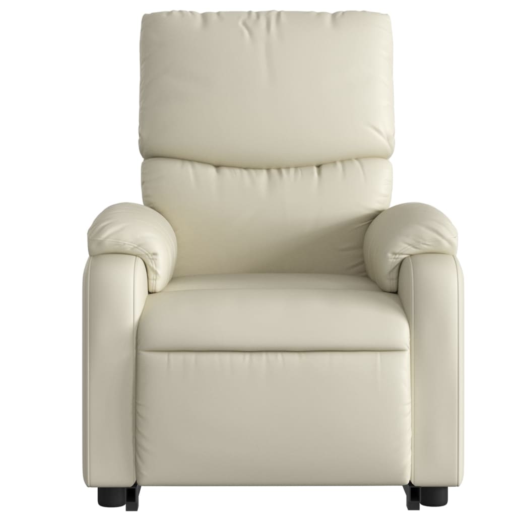 Fauteuil inclinable Crème Similicuir - XIOS