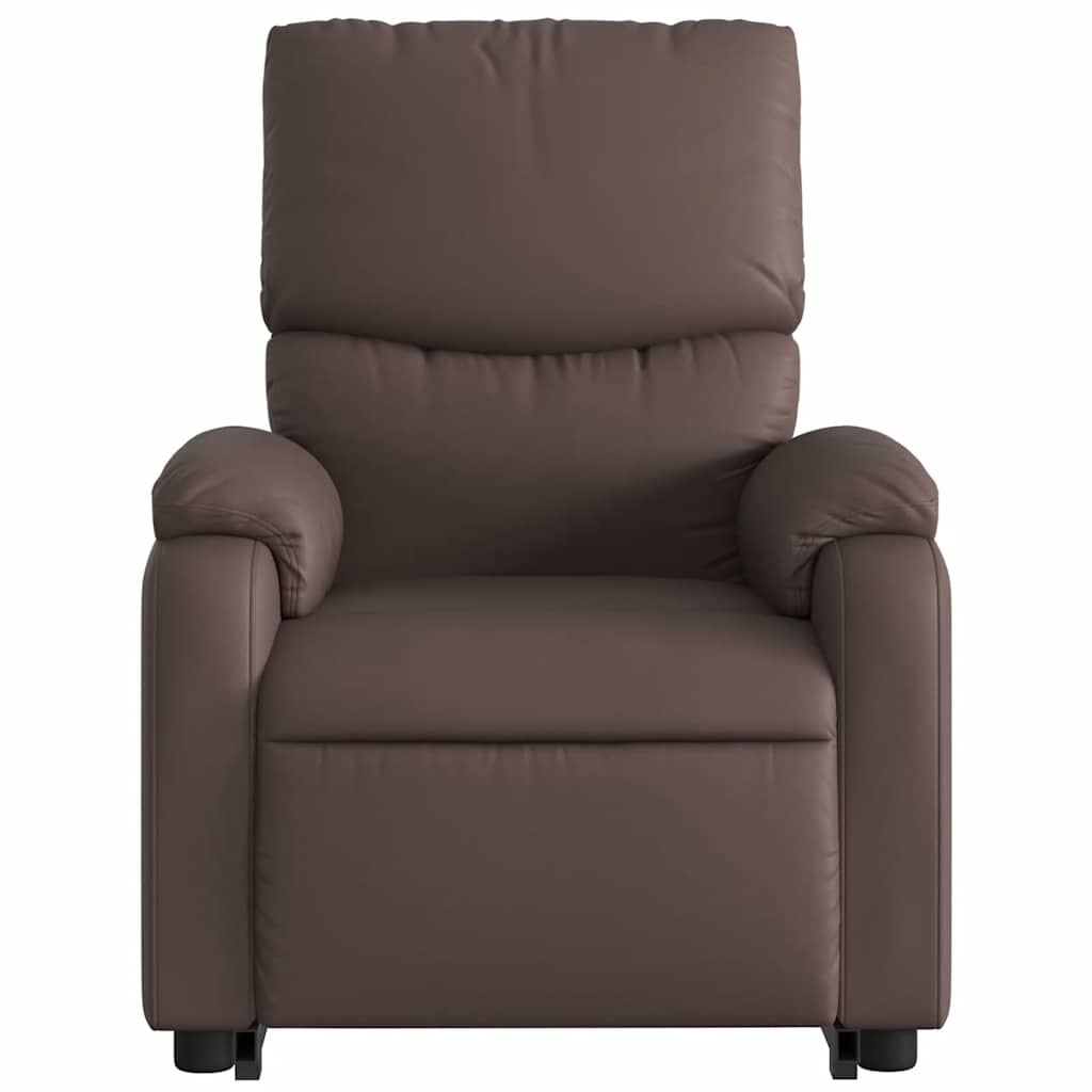 Fauteuil inclinable marron similicuir - XIOS