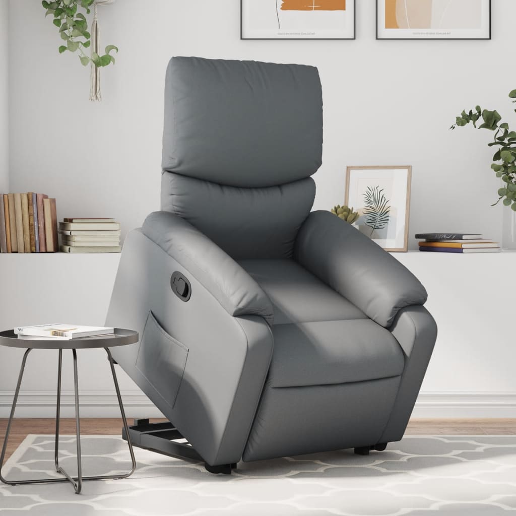 Fauteuil inclinable Gris Similicuir - XIOS