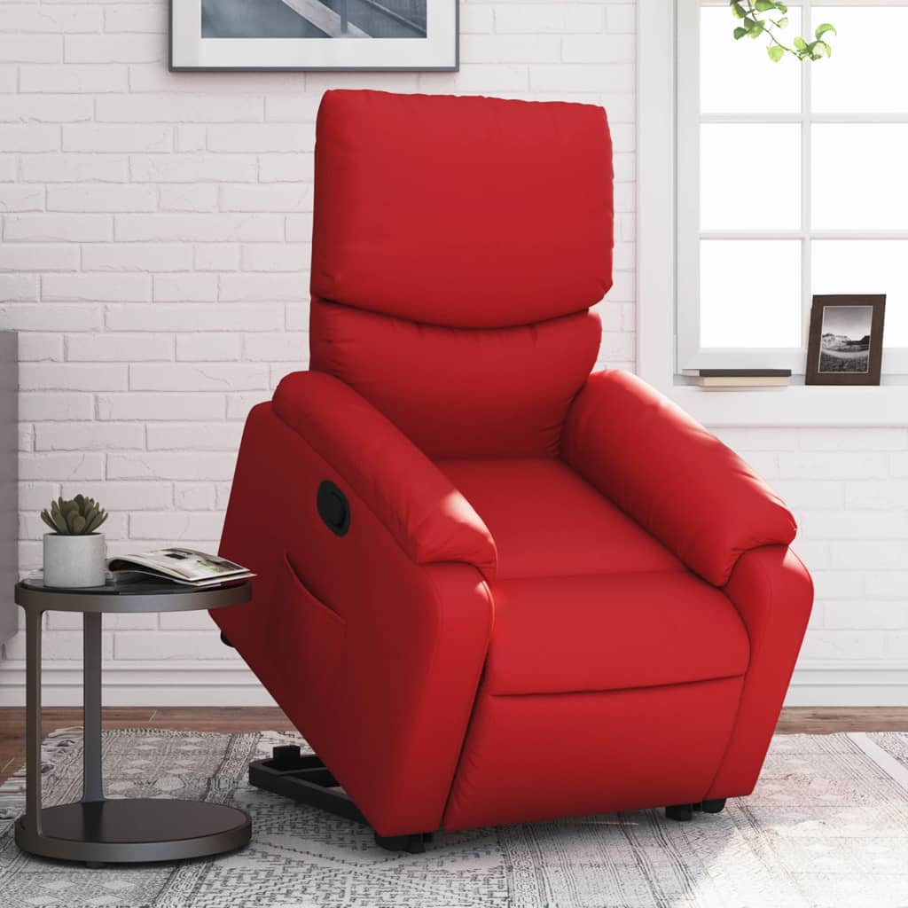 Fauteuil inclinable Rouge Similicuir - XIOS