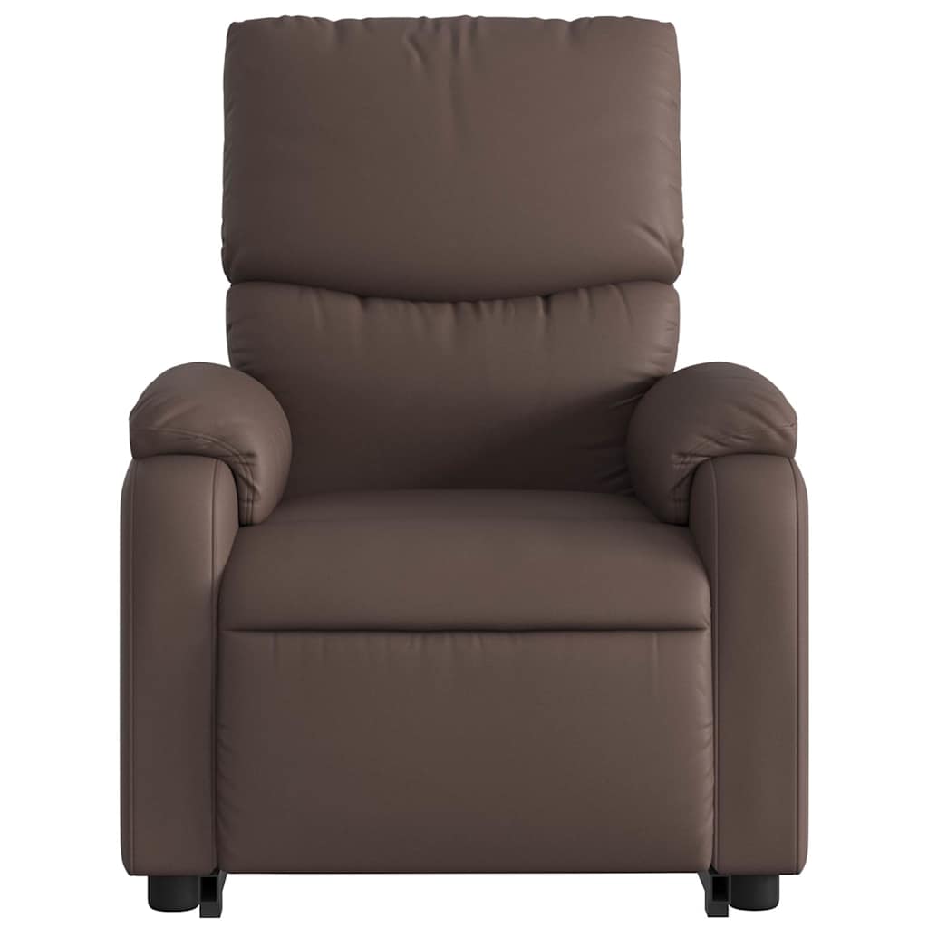 Fauteuil inclinable de massage Marron Similicuir - XIOS